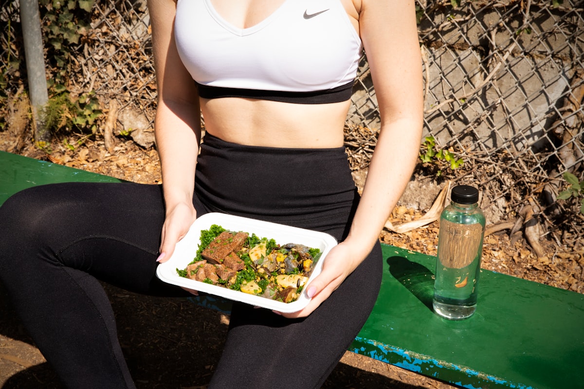 Woman enjoying healthy nutrition